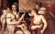 TIZIANO Vecellio Venus Blindfolding Cupid EASF oil painting artist